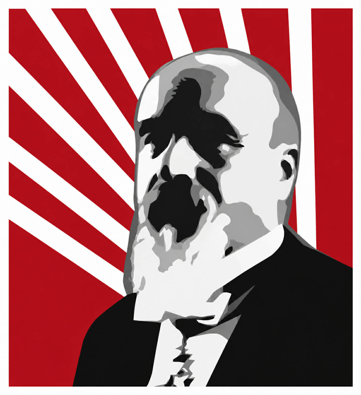 Portrett av Johan L. Hirsch